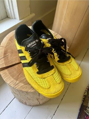 Wales Bonner x adidas Yellow and Black Sneakers